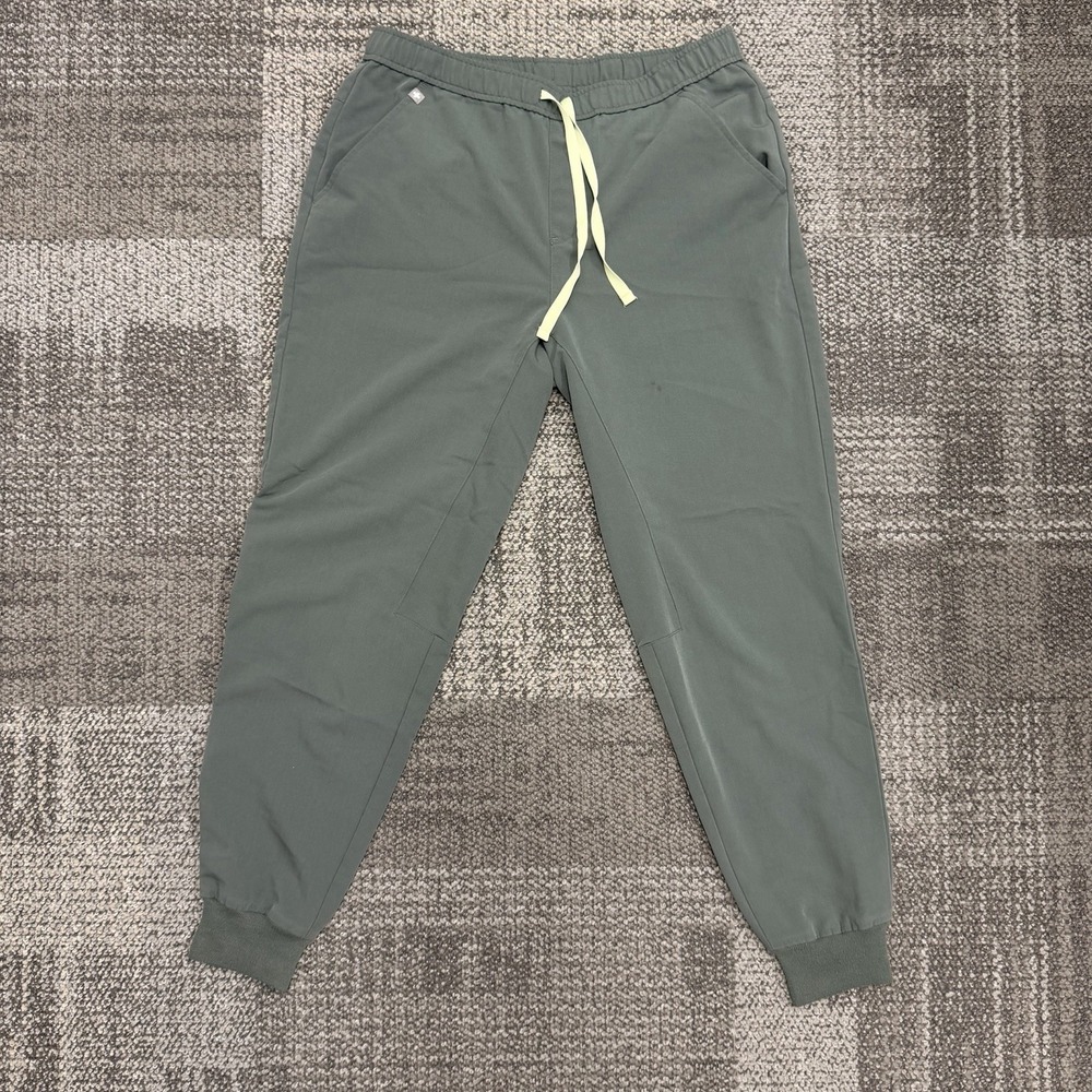 Figs Scrub Pants Mens L Moss Green Tansen Joggers Comfort medical nursing PT vet